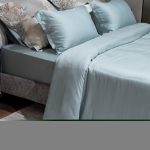 144HF-70603 Простыня тенсель бирюзовая 240*250