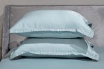 144HF-70603 Простыня тенсель бирюзовая 240*250 — изображение 3