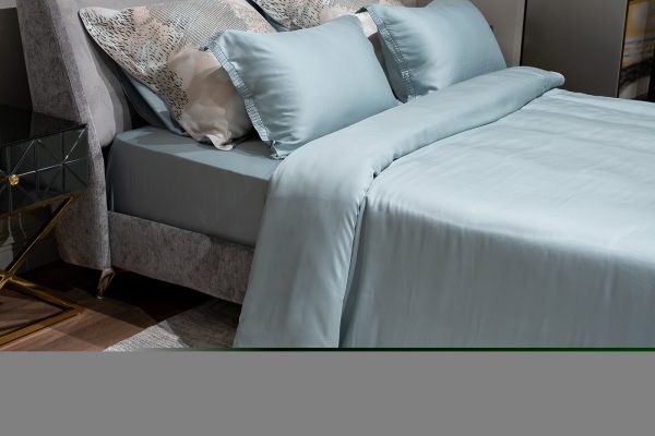 144HF-70603 Простыня тенсель бирюзовая 240*250