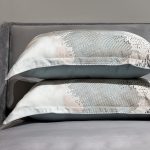 144HF-70608 Комплект наволочек Нувола принт тенсель бирюзовый 50*70 (2шт)