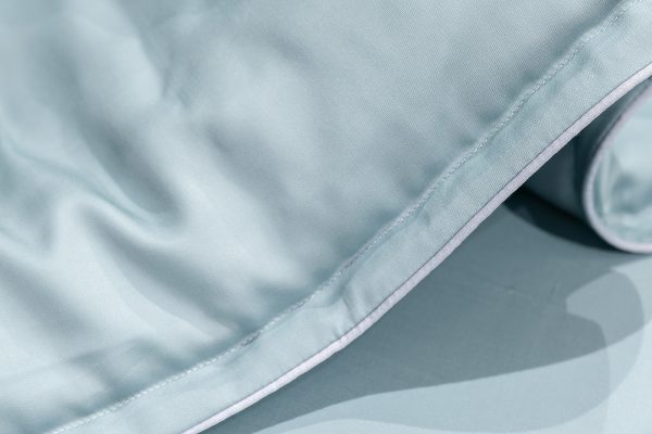 144HF-70613 Пододеяльник тенсель бирюзовый 145*210 — изображение 4