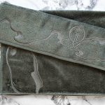 145ERT-00503 Полотенце Мелодия модал зеленое 50*90