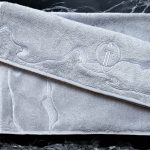 145ERT-00702 Полотенце Мелодия модал серое 70*140