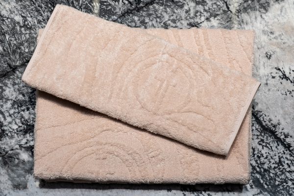 145ERT-10702 Полотенце Флавио бежевое 70*140 — изображение 4