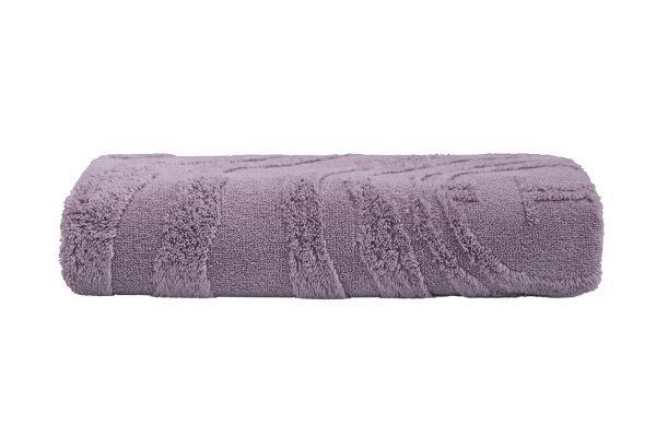 145ERT-10703 Полотенце Флавио лаванда 70*140 — изображение 2