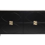 151SV-00001 Комод черный 160*90*40см