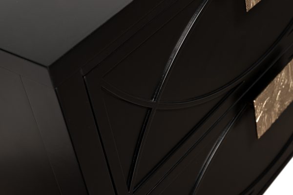 151SV-00008 Тумба прикроватная черная 60*50*40см — изображение 5