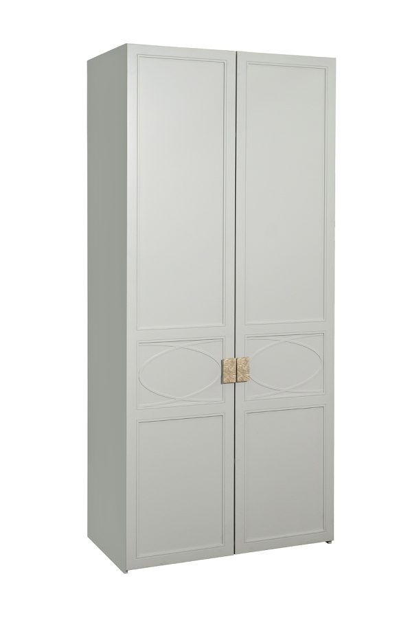 151SV-00009 Шкаф двухдверный бежевый 230*100*58см — изображение 2