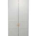 151SV-00009 Шкаф двухдверный бежевый 230*100*58см