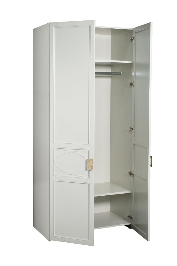 151SV-00009 Шкаф двухдверный бежевый 230*100*58см — изображение 3