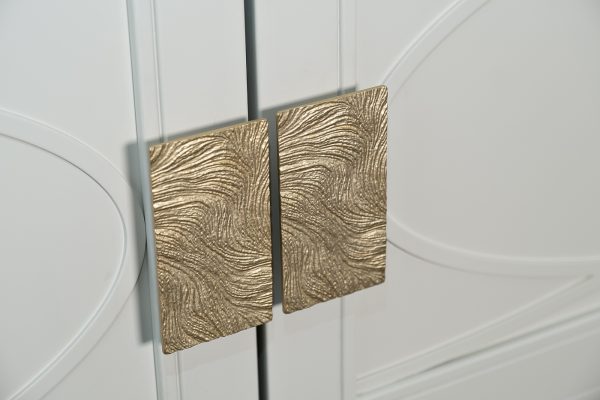 151SV-00009 Шкаф двухдверный бежевый 230*100*58см — изображение 4