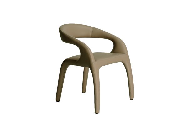 160KD-57100 Стул обеденный экокожа бежевый 59*59*75см — изображение 2