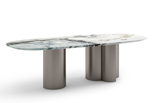 160kd-60080-stol-obedennyj-mramor-picasso-24011075sm-2 160KD-60080 Стол обеденный, мрамор Picasso 240*110*75см — изображение 3