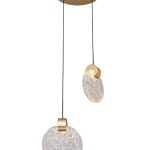 162FL- 61501 Светильник подвесной "Rondo" металл золото d20см