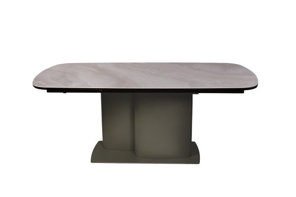 169DT-92151 Стол обеденный раскл.керам.столешница 190(50+50)*98*76см — изображение 2