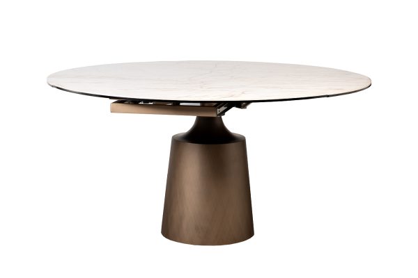 169DT-93033 Стол обеденный раскл. керам.столешница 90(30+30)*150*75/77см — изображение 2