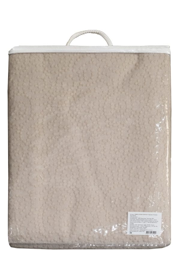 16AMR-IL180230-POKR BEG Покрывало Иллюзия беж 180*230 — изображение 5