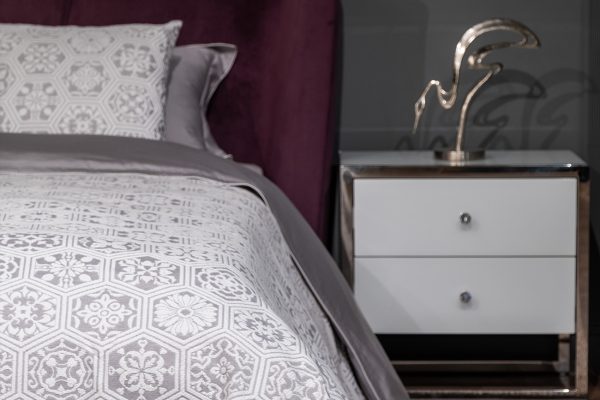 16AMR-MTS180230-POKR SER Покрывало Ажур серое 180*230 — изображение 2