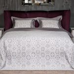 16AMR-MTS180230-POKR SER Покрывало Ажур серое 180*230