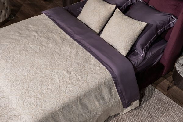 16AMR-NS240260-POKR BEG Покрывало Тиара беж 240*260 — изображение 2