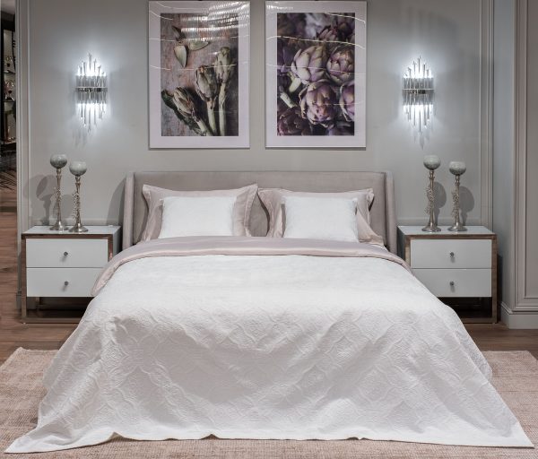 16AMR-NS5050-NAV BEL Наволочка декор. Тиара белая 50*50 — изображение 3