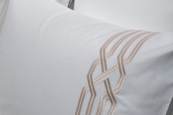 175SMR-17506 Комплект постельного белья  Паллада, золотой, Семейный (145*210-2шт) — изображение 5