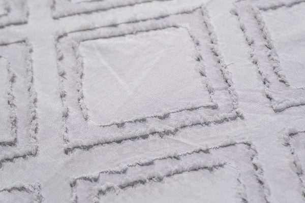 177HON-19230 Покрывало Квадро серое 180*230 — изображение 3