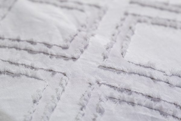 177HON-19230 Покрывало Квадро серое 180*230 — изображение 4