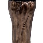 18H-22301 Ваза керамическая золотая d18*30см