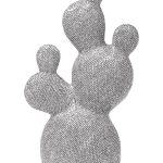 18H2752L Статуэтка "Кактус" цвет серебряный  15.2*6.3*29