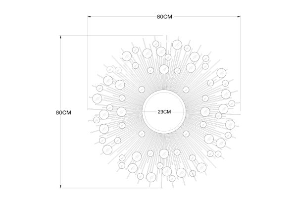 центр.диам.23 см
