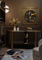 19-OA-5892 Зеркало золотое 80х80 см — изображение 3