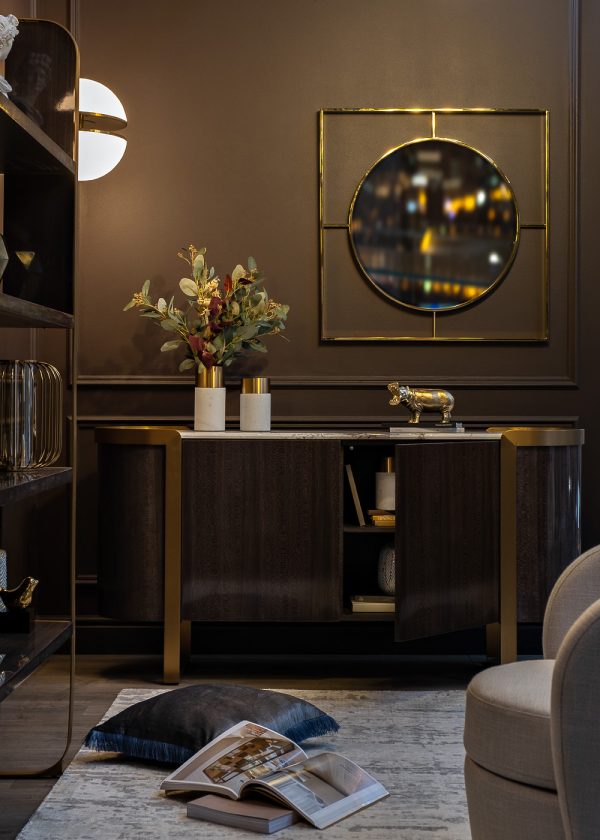 19-OA-5892 Зеркало золотое 80х80 см — изображение 3