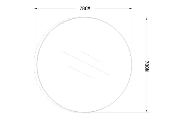 19-OA-6276L Зеркало в металл. объемной  раме золото d80*10 см — изображение 2