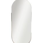 19-OA-6385 Зеркало овальное в мет. раме цвет золото 45*110*3