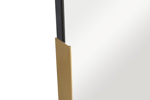 19-OA-6385 Зеркало овальное в мет. раме цвет золото 45*110*3,5см — изображение 4