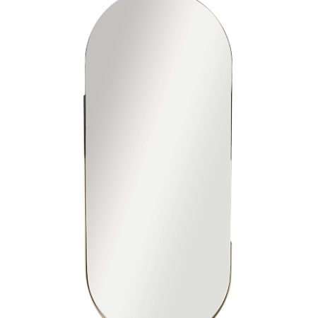 19-OA-6385 Зеркало овальное в мет. раме цвет золото 45*110*3