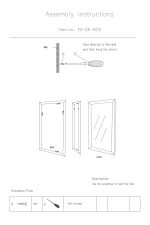 19-OA-8151 Зеркало прямоугольное 80*110см — изображение 4