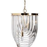 20MD3231-3G Светильник потолочный стекло/золото d40*61см