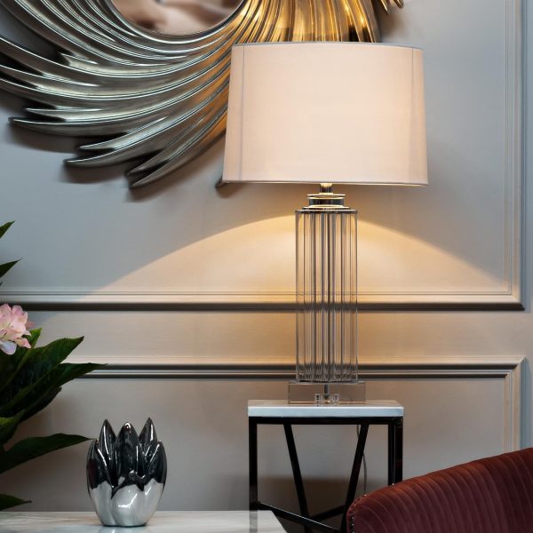 22-87529 Лампа настольная плафон белый Д40,5 В73 — изображение 3