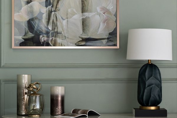 22-87945 Лампа настольная плафон белый d40*75см — изображение 2