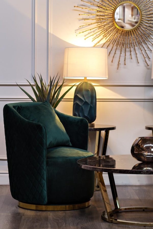 22-87945 Лампа настольная плафон белый d40*75см — изображение 3