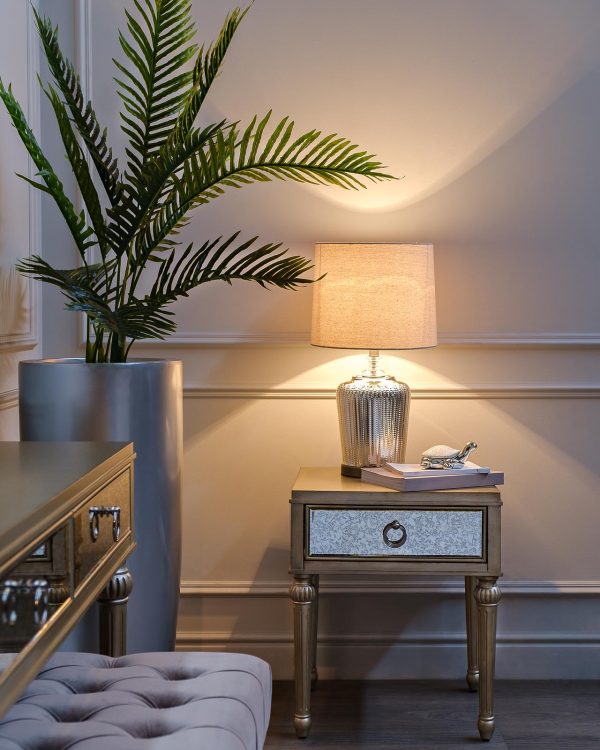 22-88237 Лампа настольная плафон кремовый d30*64см — изображение 5