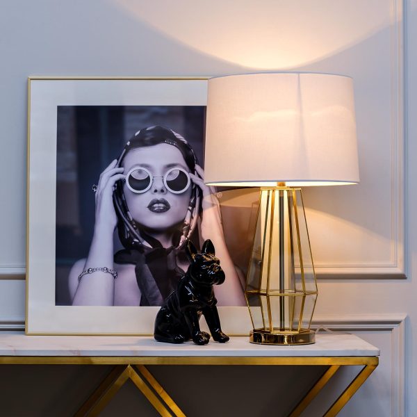 22-88243 Лампа настольная плафон белый d35*72см — изображение 3