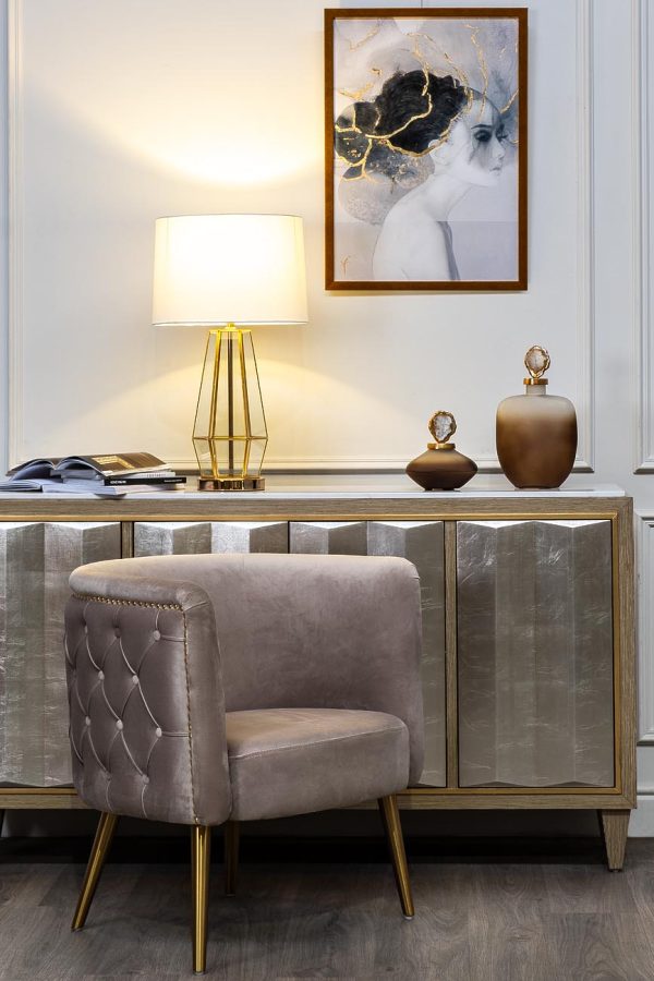 22-88243 Лампа настольная плафон белый d35*72см — изображение 4