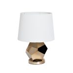 22-88259 Лампа настольная  плафон белый  d30*55см