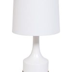 22-88456 Лампа настольная плафон белый Н.53см (2)