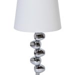 22-88657 Лампа настольная плафон белый d.35*71см(2)