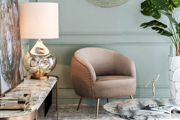 22-89024 Лампа настольная плафон кремовый Н.83см — изображение 4