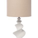 22-89170 Лампа настольная плафон кремовый d38*h67см